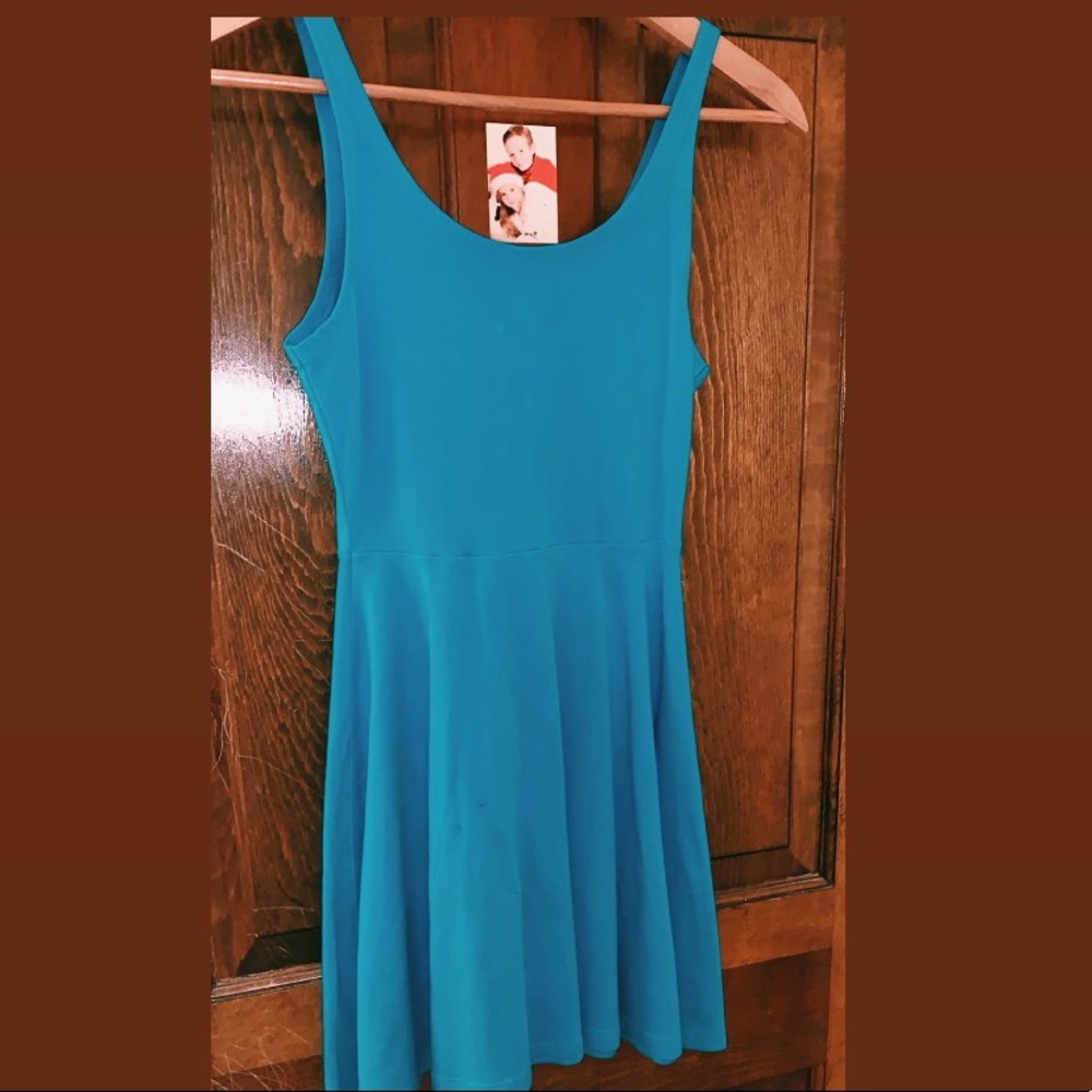 Blue dress